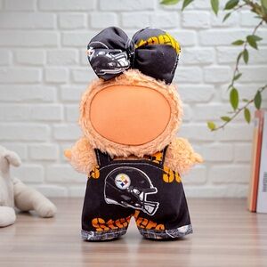 NFL Team for 17Cm Plush Toy with Black and Orange Outfit- Doll Excluded